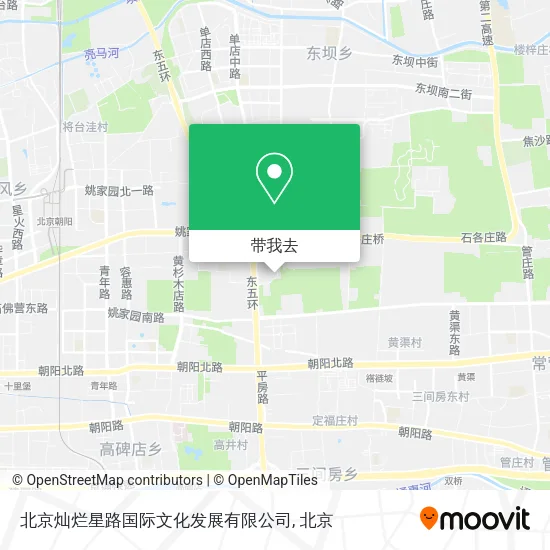 北京灿烂星路国际文化发展有限公司地图