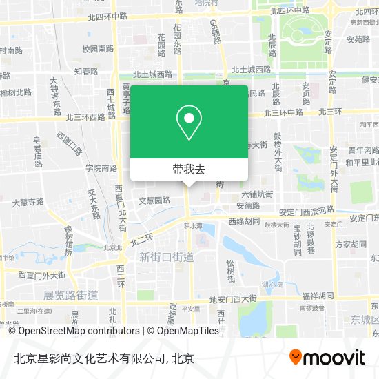 北京星影尚文化艺术有限公司地图