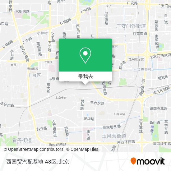 西国贸汽配基地-A8区地图