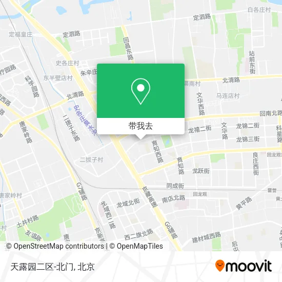天露园二区-北门地图