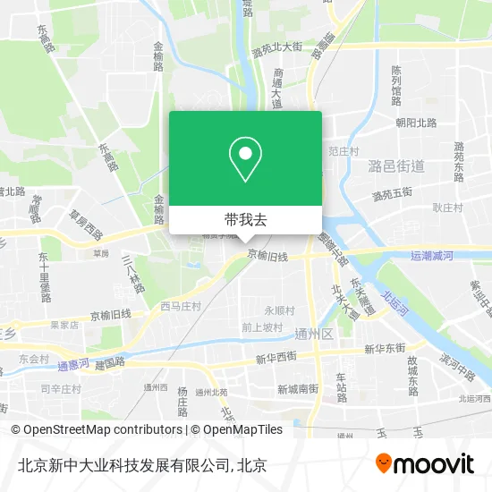北京新中大业科技发展有限公司地图