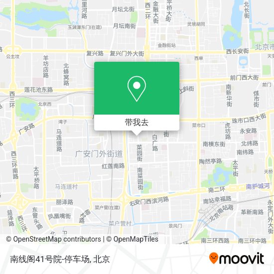 南线阁41号院-停车场地图