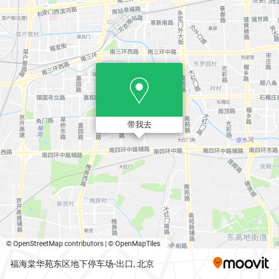 福海棠华苑东区地下停车场-出口地图