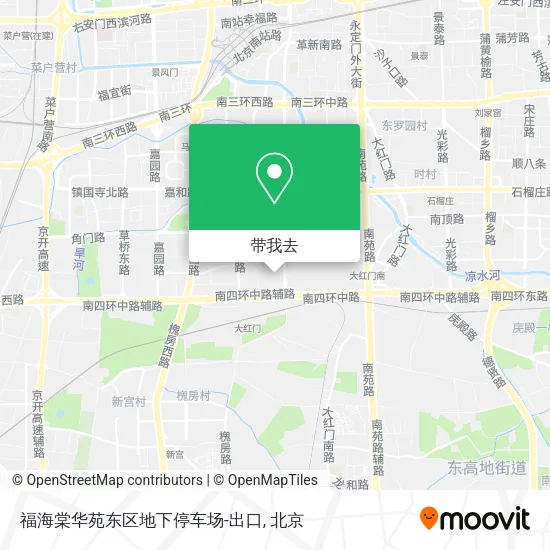 福海棠华苑东区地下停车场-出口地图