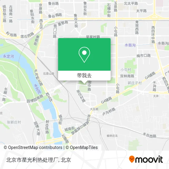 北京市星光利热处理厂地图