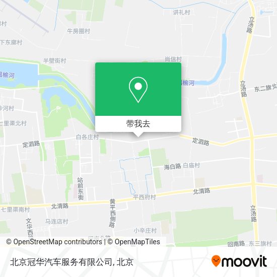 北京冠华汽车服务有限公司地图