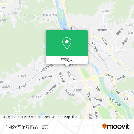 百花家常菜烤鸭店地图