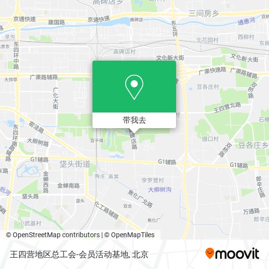 王四营地区总工会-会员活动基地地图