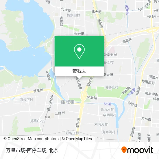 万星市场-西停车场地图