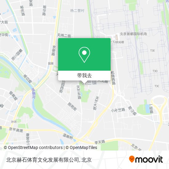 北京赫石体育文化发展有限公司地图