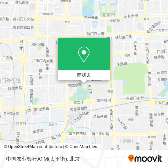 中国农业银行ATM(太平街)地图