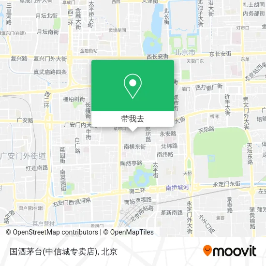 国酒茅台(中信城专卖店)地图