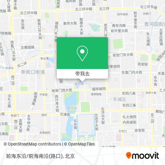 前海东沿/前海南沿(路口)地图