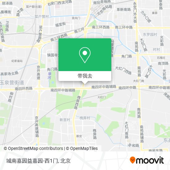 城南嘉园益嘉园-西1门地图