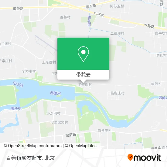 百善镇聚友超市地图