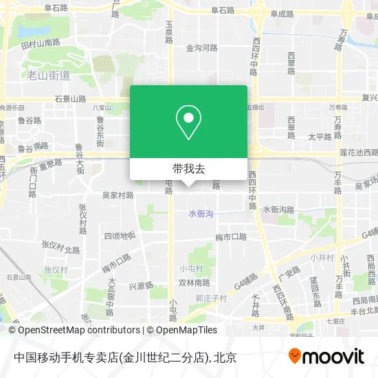 中国移动手机专卖店(金川世纪二分店)地图