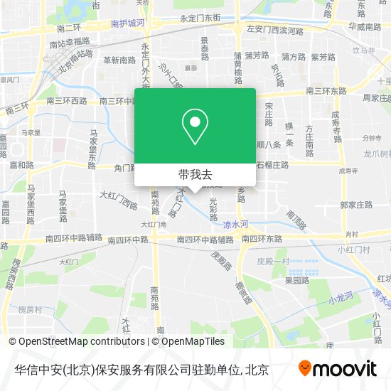 华信中安(北京)保安服务有限公司驻勤单位地图