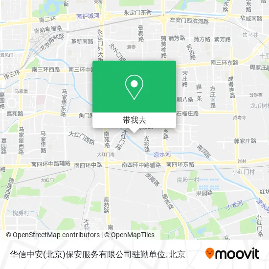 华信中安(北京)保安服务有限公司驻勤单位地图