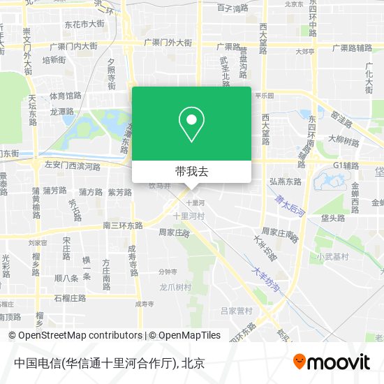 中国电信(华信通十里河合作厅)地图