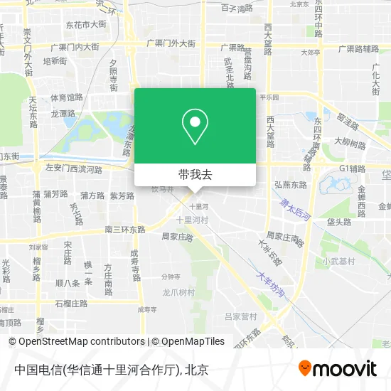 中国电信(华信通十里河合作厅)地图