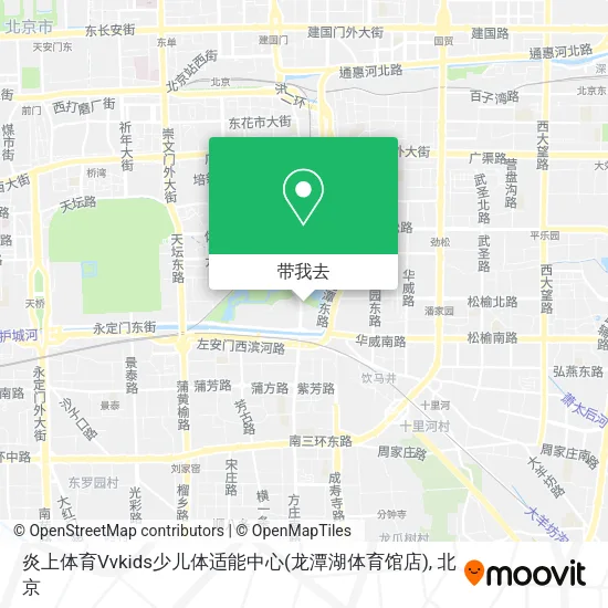 炎上体育Vvkids少儿体适能中心(龙潭湖体育馆店)地图