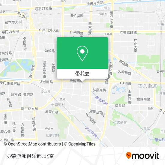 协荣游泳俱乐部地图