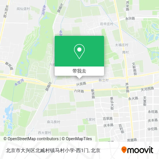 北京市大兴区北臧村镇马村小学-西1门地图