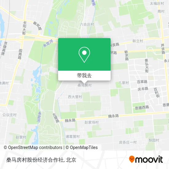 桑马房村股份经济合作社地图