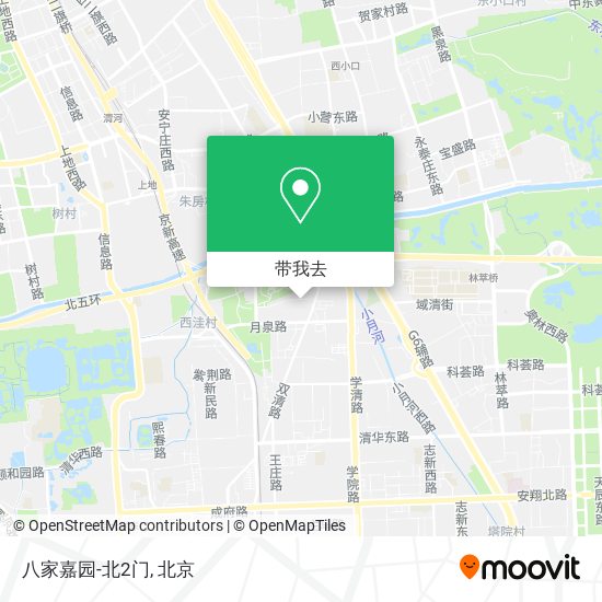 八家嘉园-北2门地图