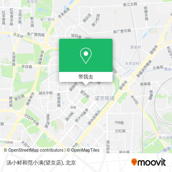 汤小鲜和范小满(望京店)地图