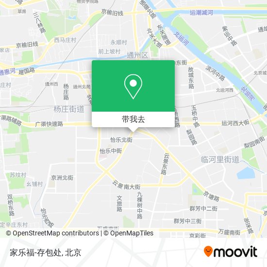 家乐福-存包处地图