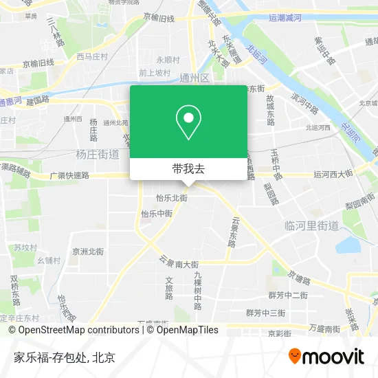 家乐福-存包处地图