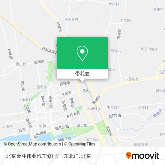 北京金斗伟业汽车修理厂-东北门地图