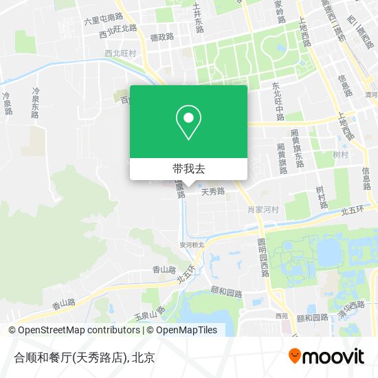 合顺和餐厅(天秀路店)地图