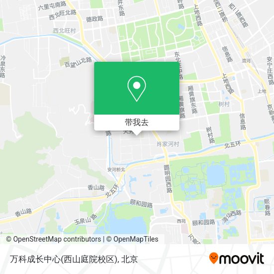 万科成长中心(西山庭院校区)地图