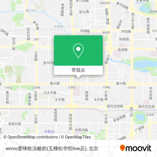 eimio爱咪欧冻酸奶(五棵松华熙live店)地图