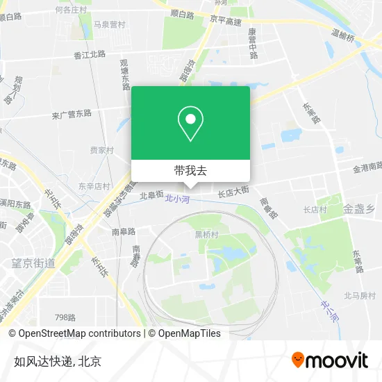 如风达快递地图