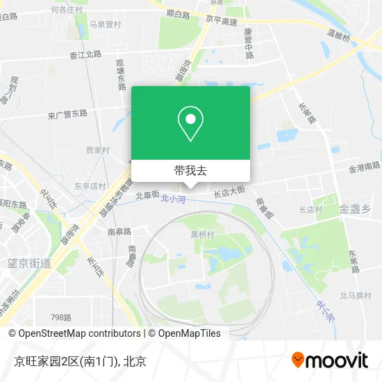 京旺家园2区(南1门)地图