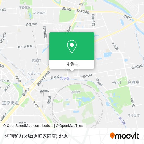 河间驴肉火烧(京旺家园店)地图