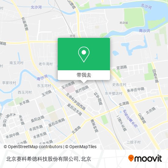 北京赛科希德科技股份有限公司地图