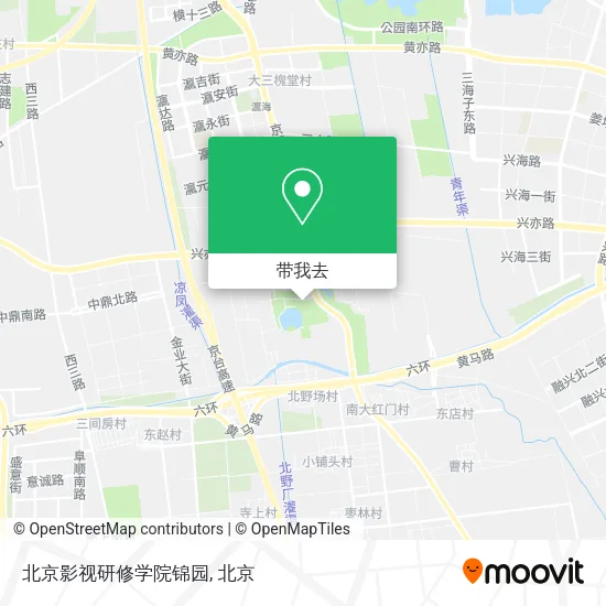 北京影视研修学院锦园地图