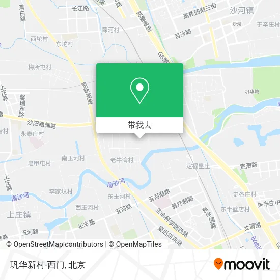 巩华新村-西门地图