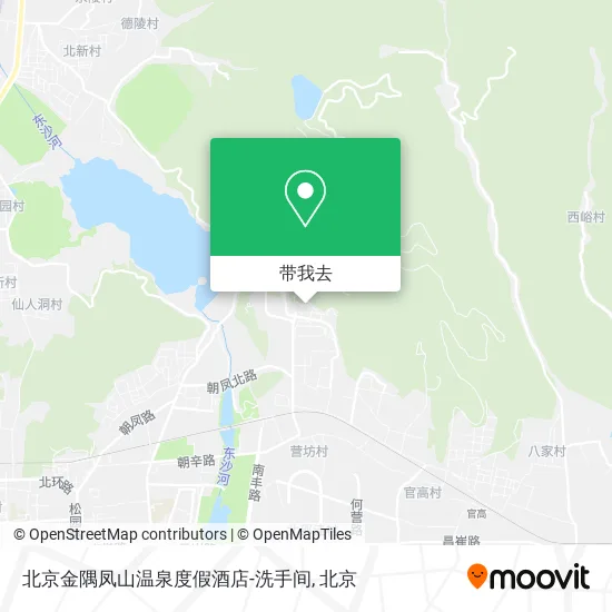 北京金隅凤山温泉度假酒店-洗手间地图