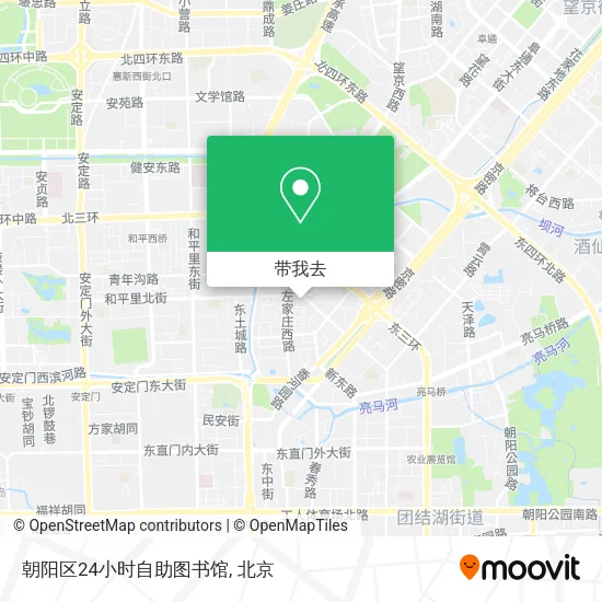 朝阳区24小时自助图书馆地图