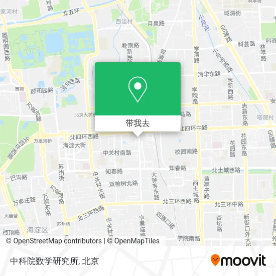 中科院数学研究所地图