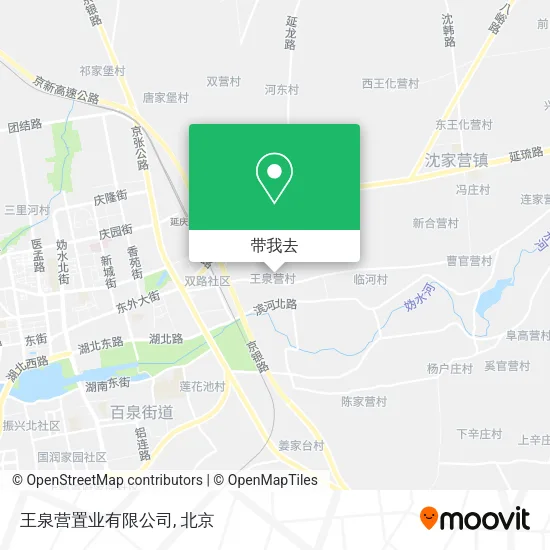王泉营置业有限公司地图