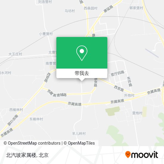 北汽玻家属楼地图