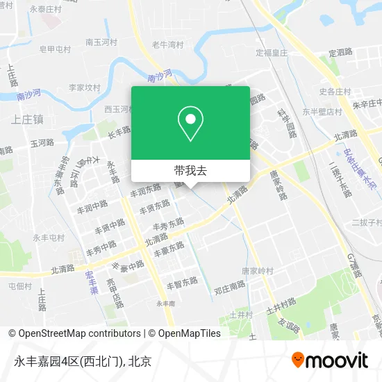 永丰嘉园4区(西北门)地图