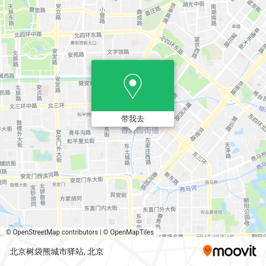 北京树袋熊城市驿站地图