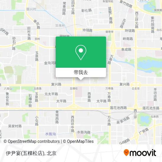 伊尹宴(五棵松店)地图